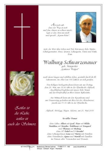 Parte von Walburg Schwarzenauer