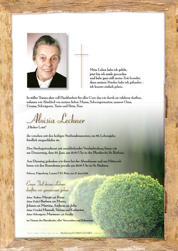 Parte von Aloisia Lechner