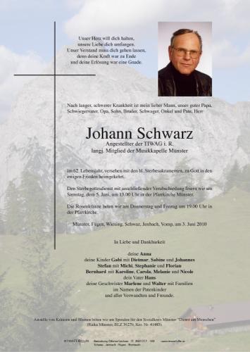 Parte von Johann Schwarz