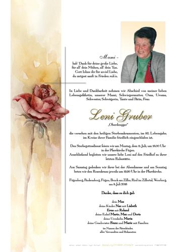 Parte von Leni Gruber