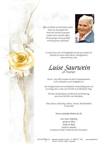 Parte von Aloisia Saurwein