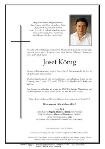 Parte von Josef König