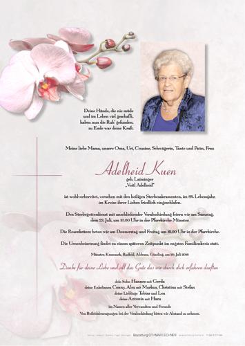 Parte von Adelheid Kuen