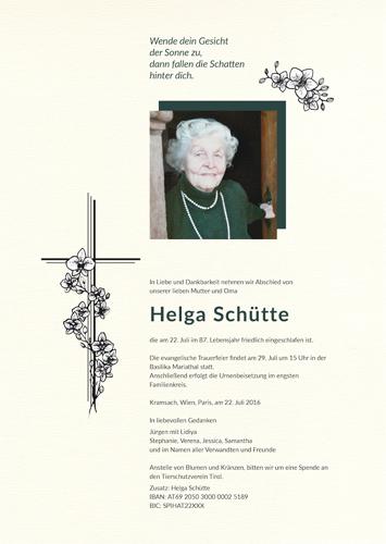Parte von Helga Schütte
