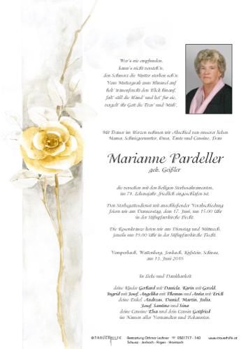 Parte von Marianne Pardeller