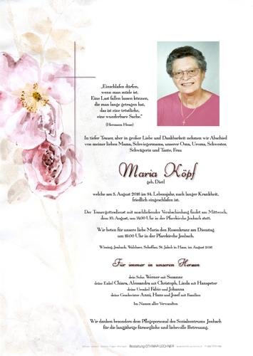 Parte von Maria Köpf