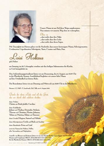 Parte von Aloisia Hollaus