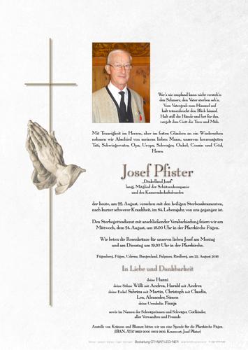 Parte von Josef Pfister