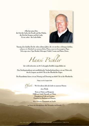 Parte von Johann Pichler