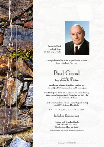 Parte von Paul Grasl