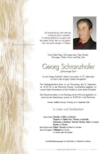 Parte von Georg Schranzhofer