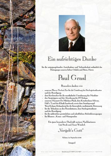 Parte von Paul Grasl