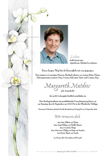 Parte von Margareth Matdies
