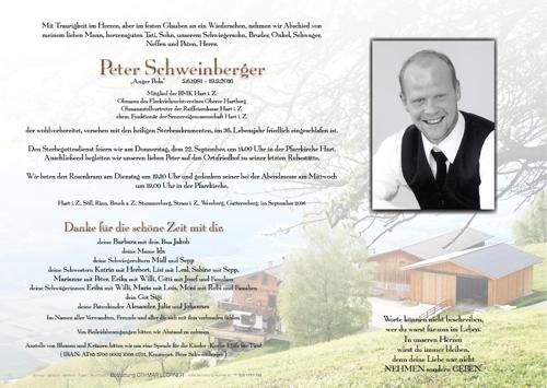 Parte von Peter Schweinberger