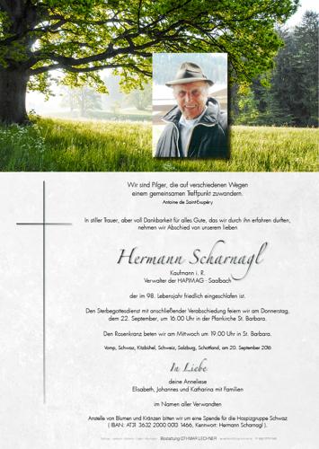 Parte von Hermann Scharnagl