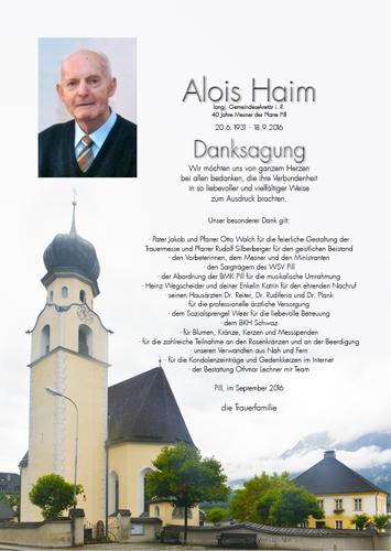Parte von Alois Haim