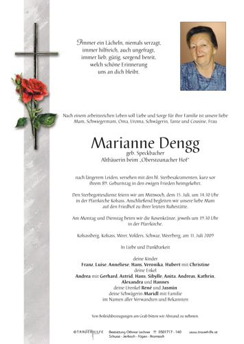 Parte von Marianne Dengg