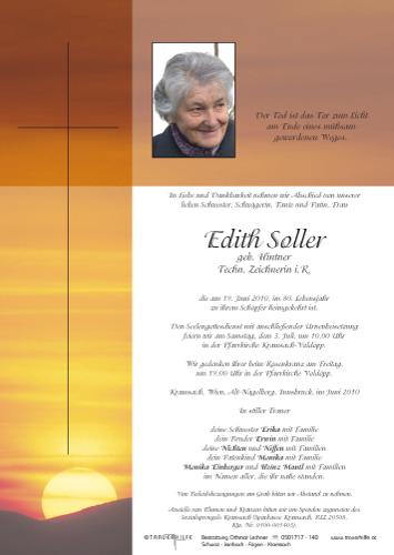 Parte von Edith Soller