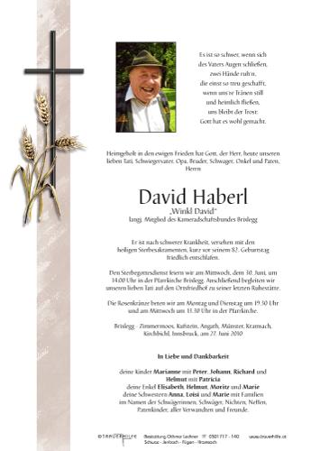Parte von David Haberl
