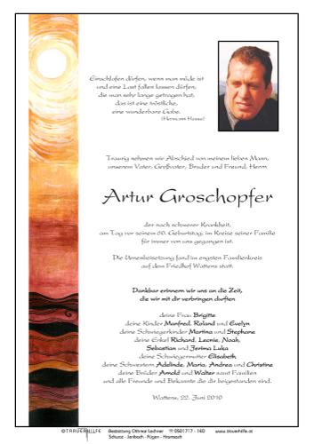 Parte von Artur Groschopfer