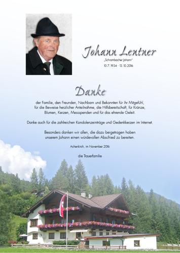 Parte von Johann Lentner