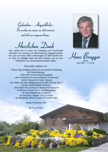 Parte von Hans Brugger