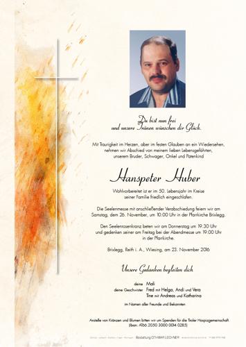 Parte von Hanspeter Huber