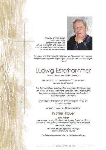 Parte von Ludwig Esterhammer