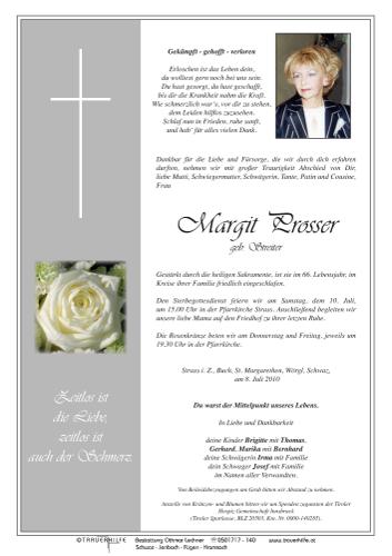 Parte von Margit Prosser
