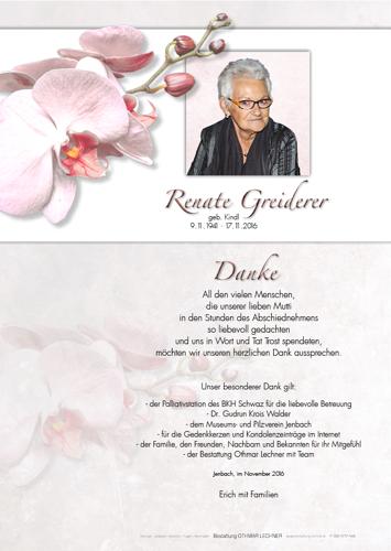 Parte von Renate Greiderer