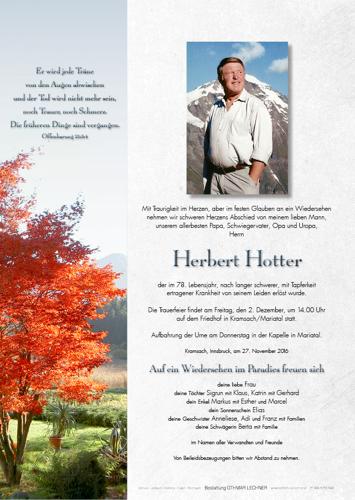 Parte von Herbert Hotter
