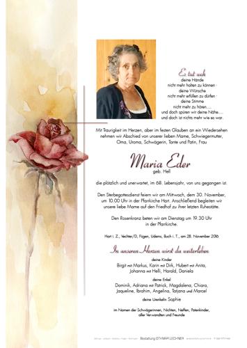 Parte von Maria Eder