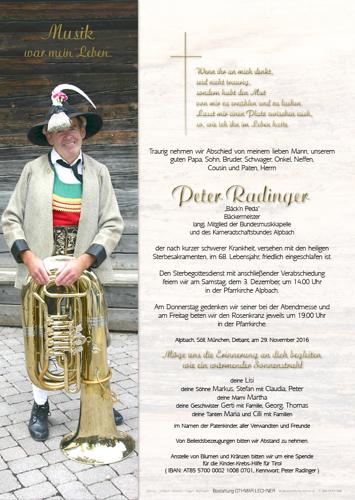 Parte von Peter Radinger