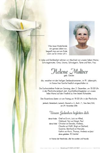 Parte von Helene Moltrer