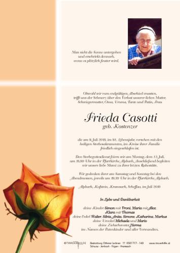 Parte von Frieda Casotti