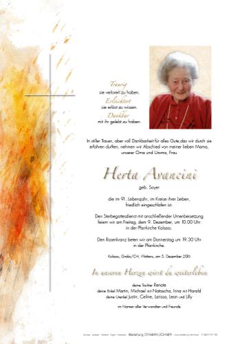 Parte von Herta Avancini