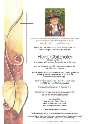 Parte von Horst Obitzhofer