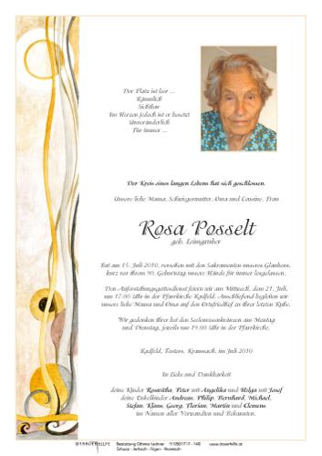 Parte von Rosa Posselt