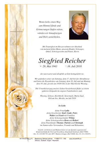 Parte von Siegfried Reicher