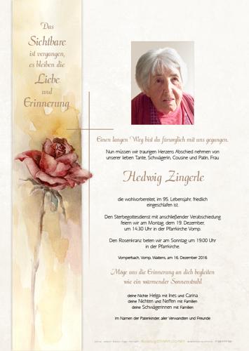 Parte von Hedwig Zingerle