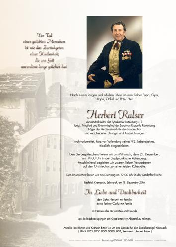Parte von Herbert Ralser