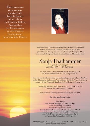 Parte von Sonja Thalhammer