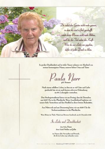 Parte von Paula Narr