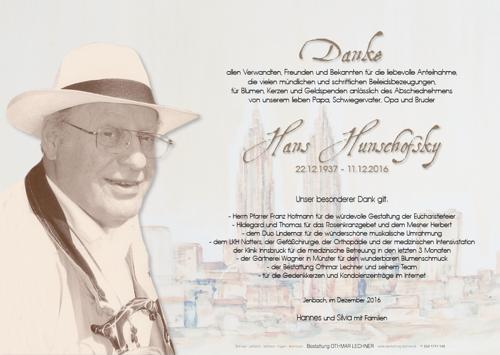 Parte von Hans Hunschofsky