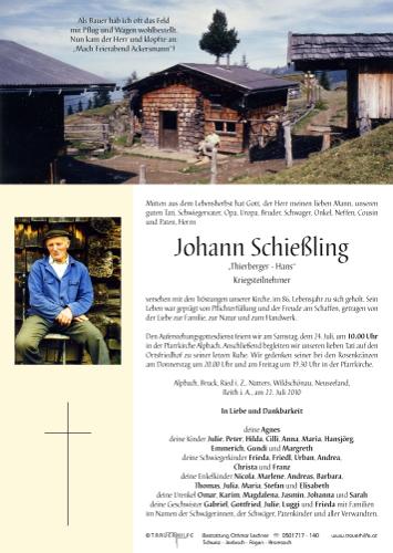 Parte von Johann Schie%C3%9Fling
