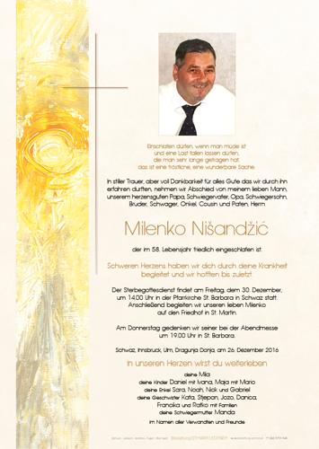 Parte von Milenko Nisandzic
