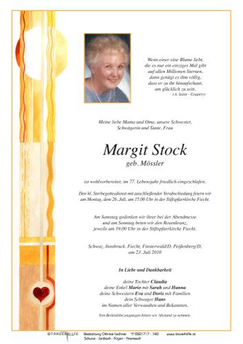 Parte von Margit Stock