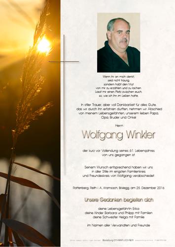 Parte von Wolfgang Winkler