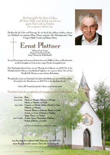 Parte von Ernst Plattner