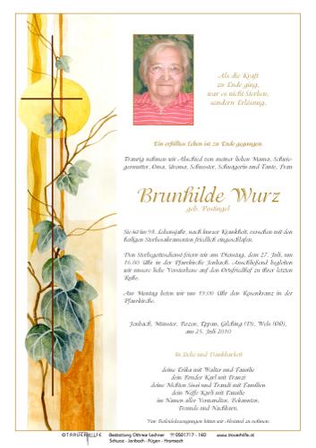 Parte von Brunhilde Wurz